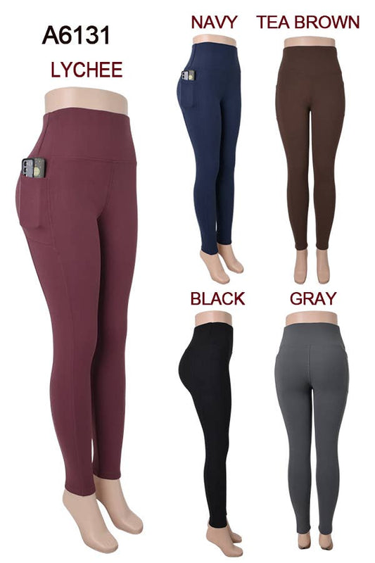 Ultimate Warmth: Lychee Winter Leggings with Thicker Fleece Inside - THE OKEY GIFT SHOP