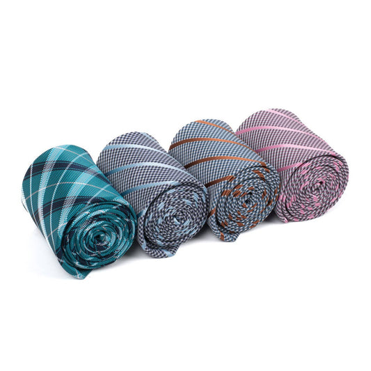 Men's Microfiber Poly Woven Regular Tie. - THE OKEY GIFT SHOP
