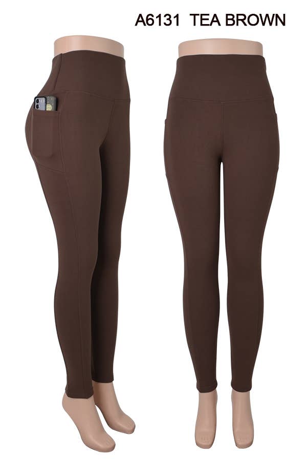 Ultimate Warmth: Lychee Winter Leggings with Thicker Fleece Inside - THE OKEY GIFT SHOP