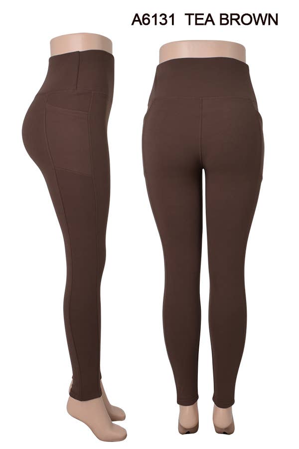 Ultimate Warmth: Lychee Winter Leggings with Thicker Fleece Inside - THE OKEY GIFT SHOP
