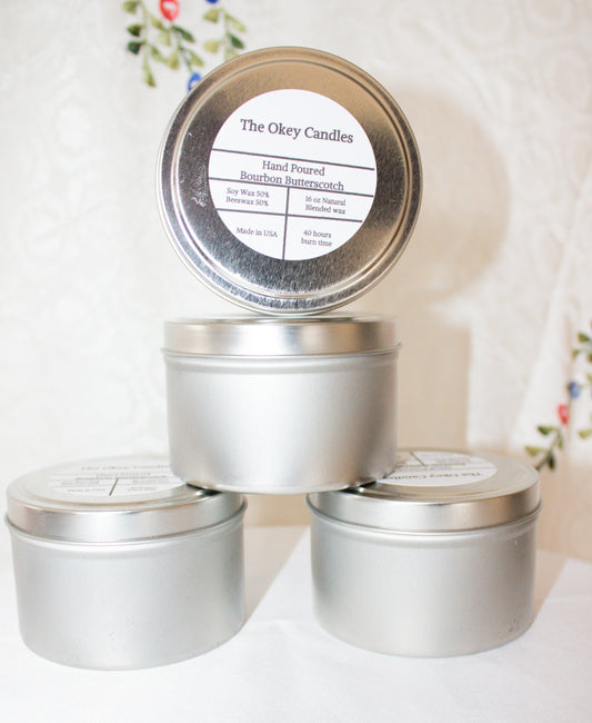 Indulgent Delight: Bourbon Butterscotch Scented Candles - THE OKEY GIFT SHOP