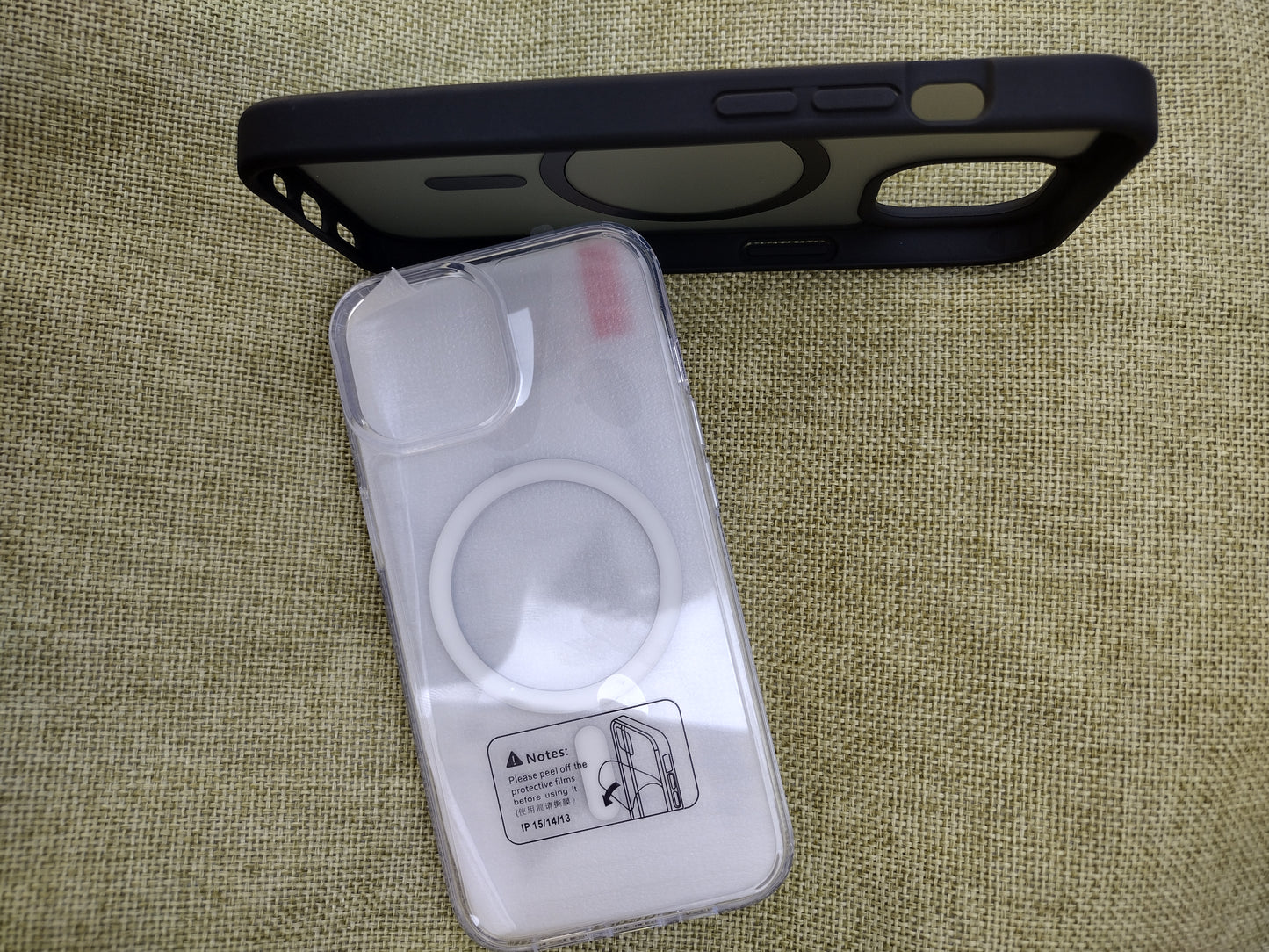 FNTCASE Black iPhone Case - MagSafe Compatible (iPhone 15/14/13)