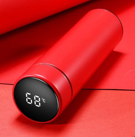 Smart Digital Stainless Steel Thermos with LED Temperature Display: - THE OKEY GIFT SHOP