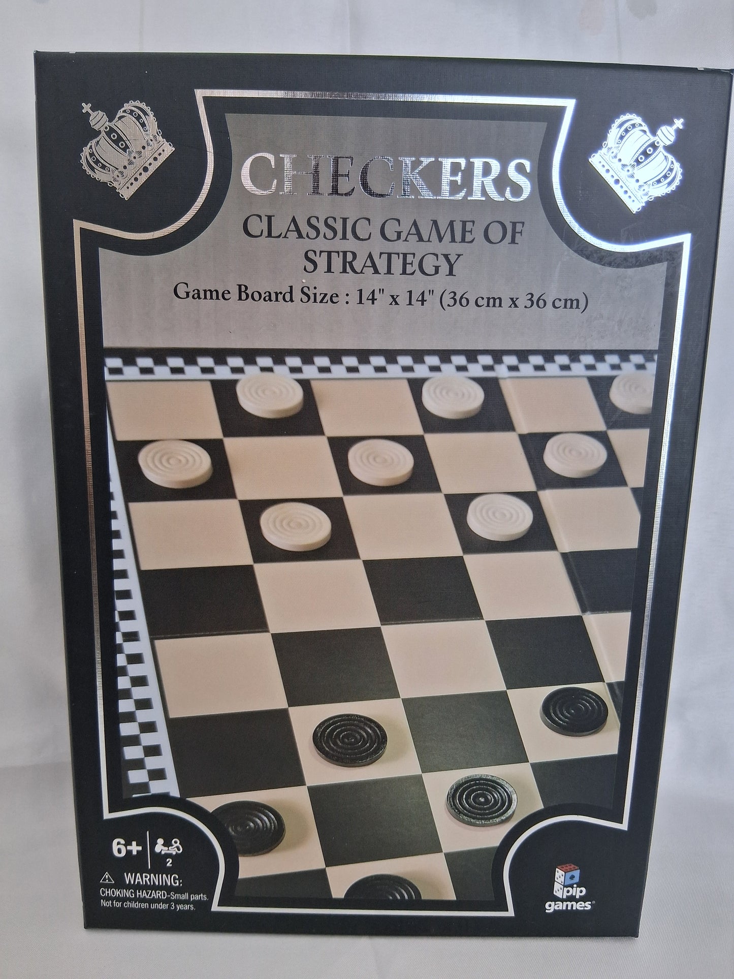 Checkers game set