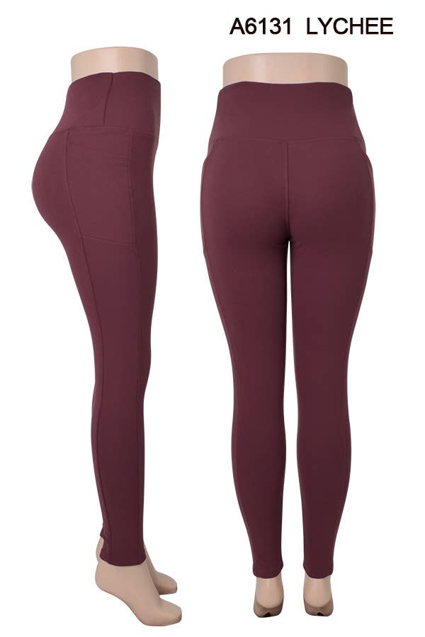 Ultimate Warmth: Lychee Winter Legging with Thicker Fleece Inside