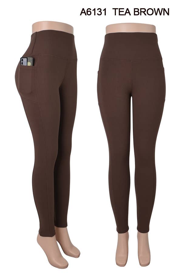 Ultimate Warmth: Lychee Winter Legging with Thicker Fleece Inside