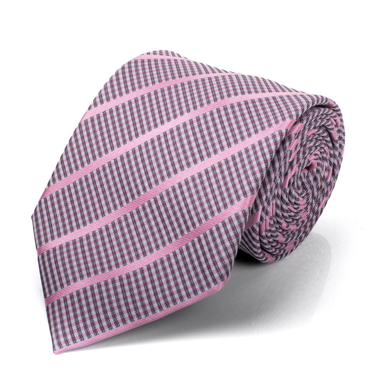 Men's Microfiber Poly Woven Regular Tie. - THE OKEY GIFT SHOP