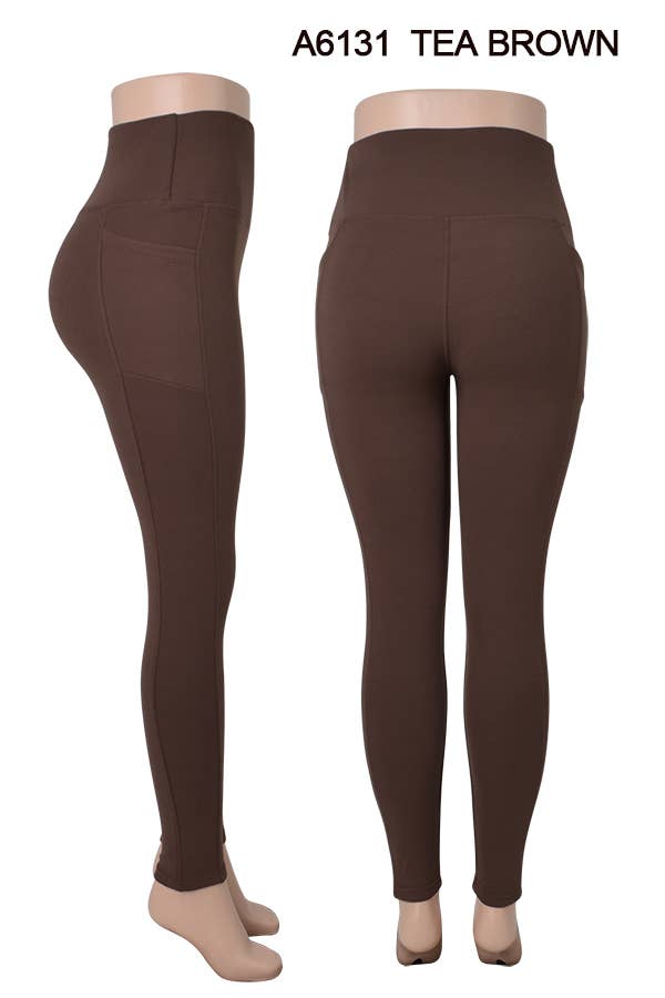 Ultimate Warmth: Lychee Winter Legging with Thicker Fleece Inside