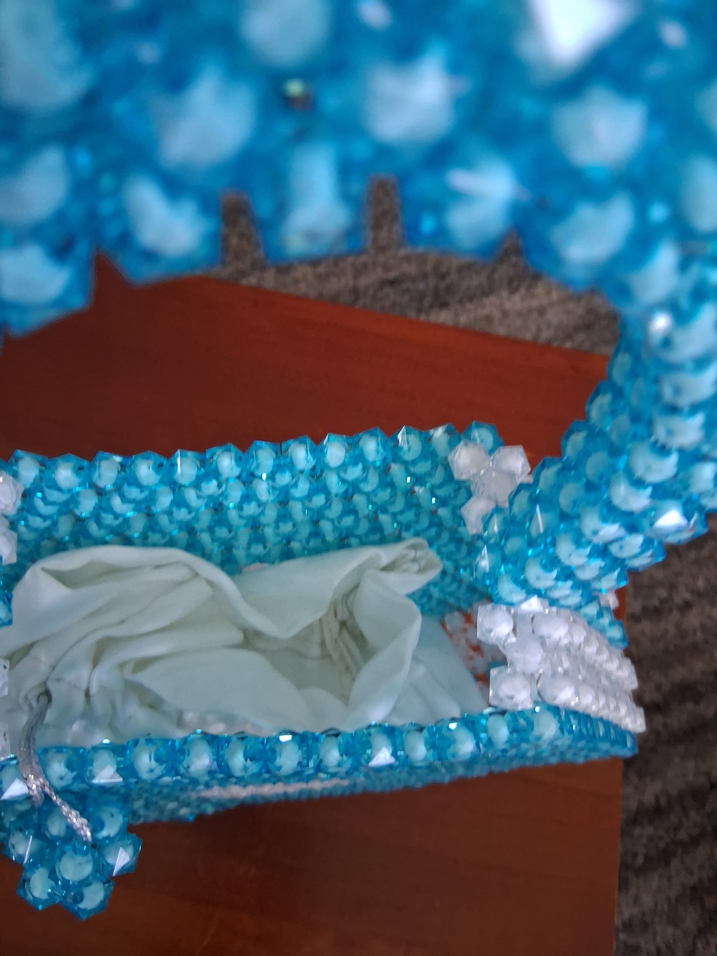 Handmade party clutch