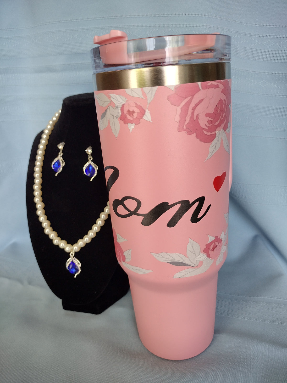 Special Bundle Ear ring, Necklace and 40oz tumbler