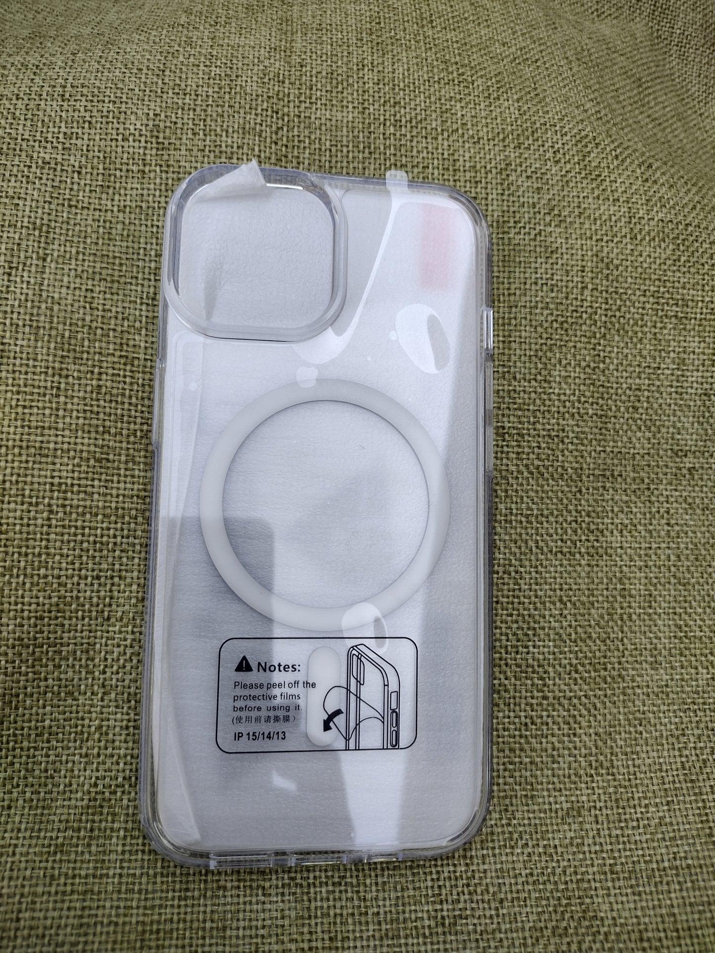 FNTCASE Clear iPhone Case - MagSafe Compatible (iPhone 15/14/13)