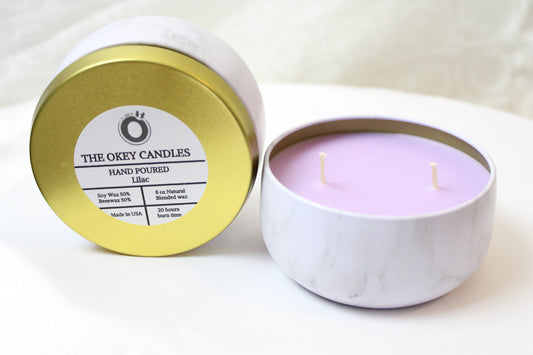 Lavender Dreams: Hand-Made Lilac Candles