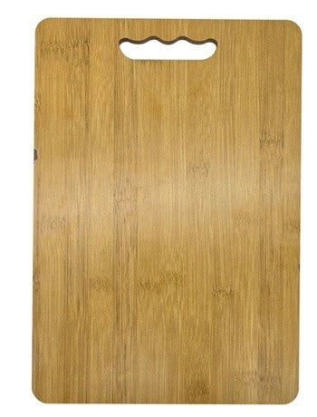 5 Piece kitchen chopping board with bamboo utensils