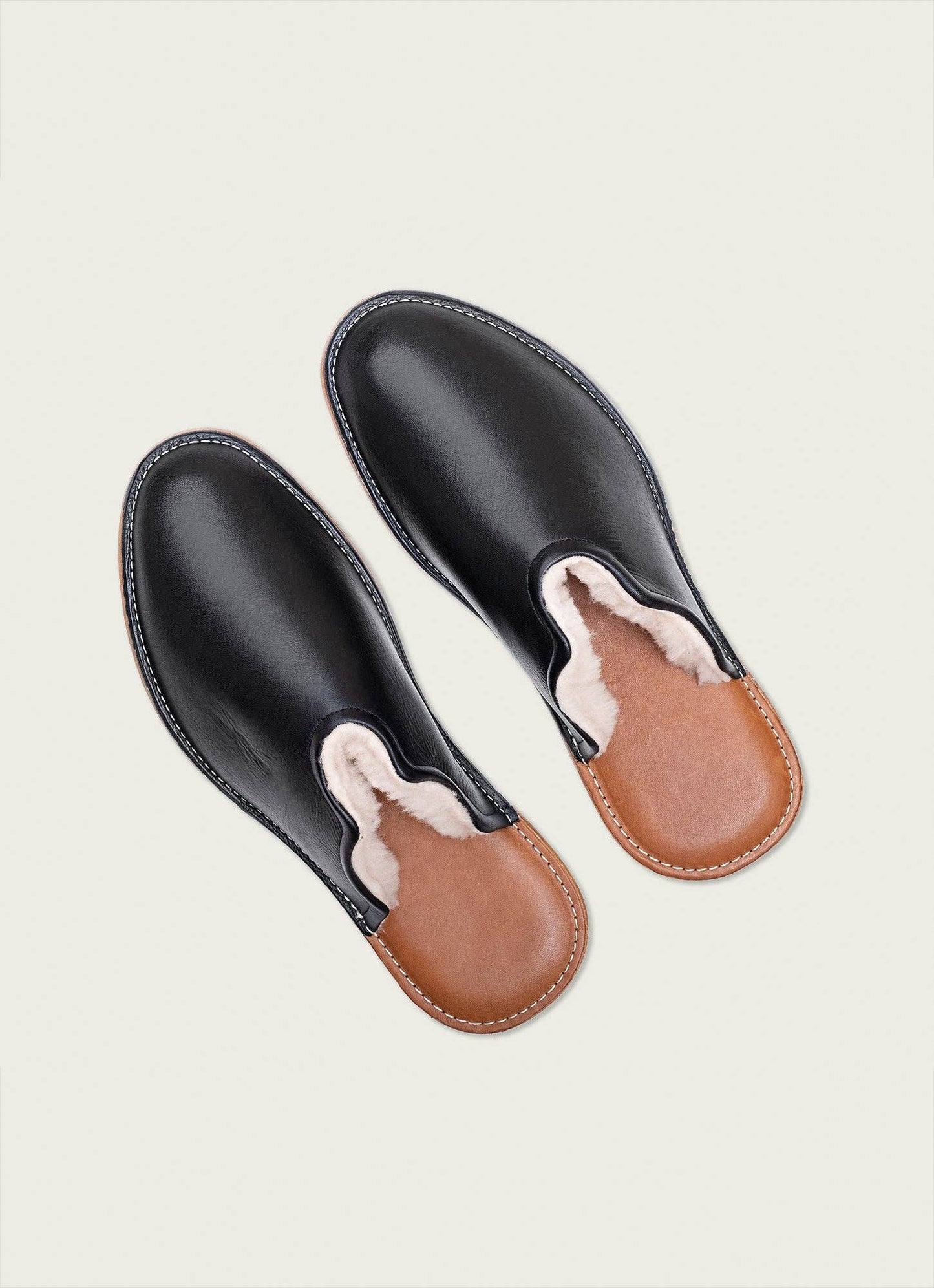 Ultimate Comfort: Black Mr. Grumpy Sheepskin Slipper