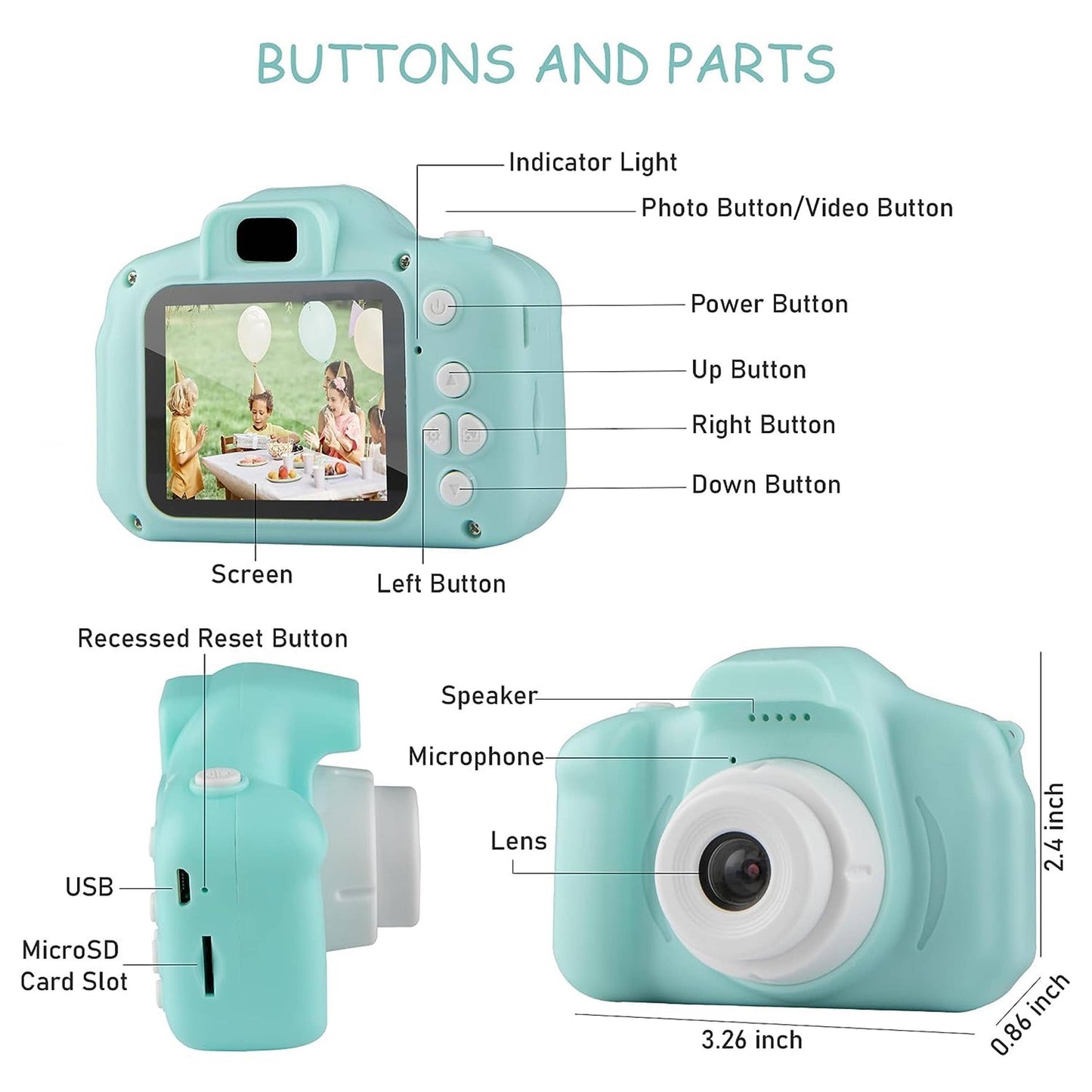 Digital Video Recorder Camera Fun Kids Toys