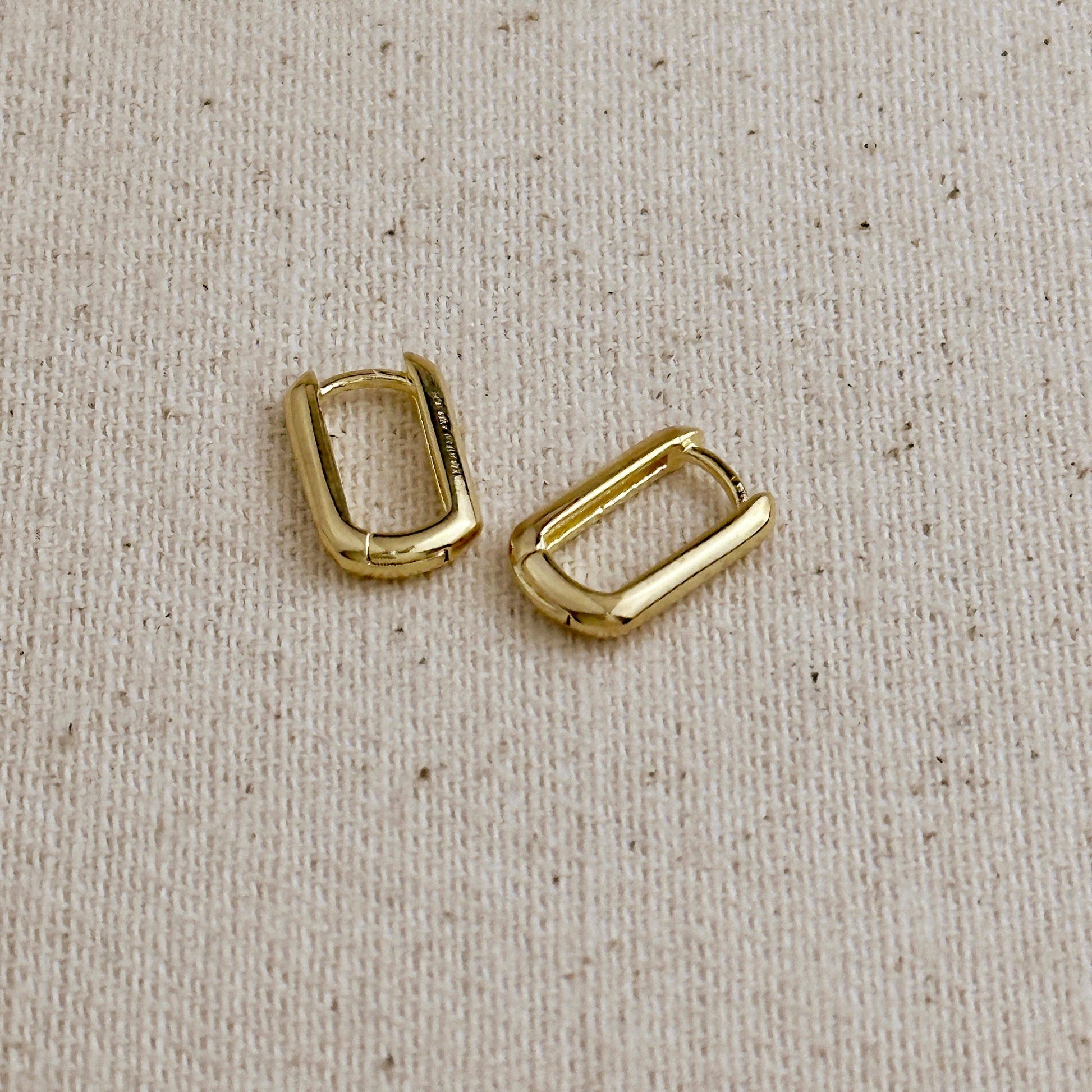 Timeless Elegance: 18k Gold Filled 10mm Hoop Earrings