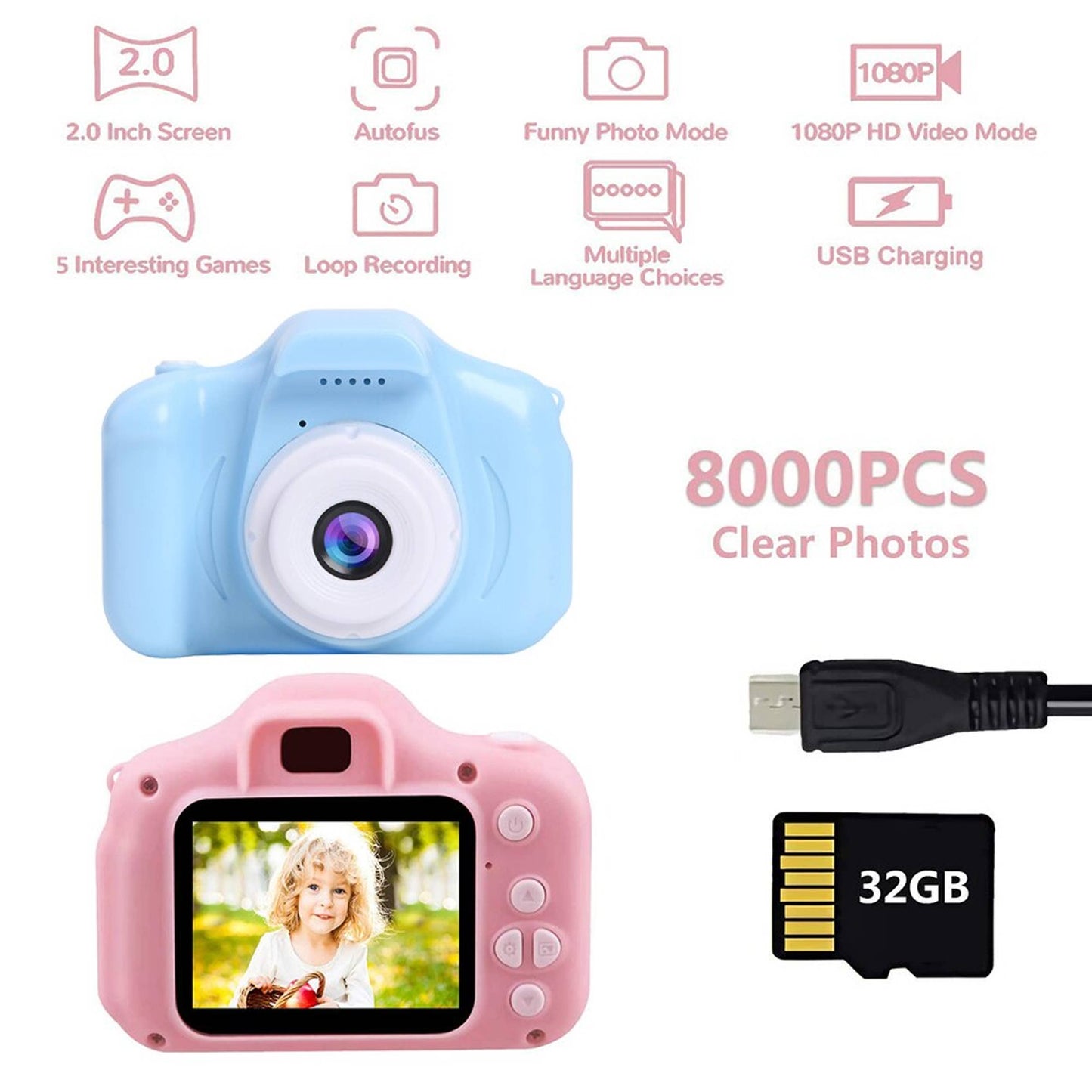 Digital Video Recorder Camera Fun Kids Toys