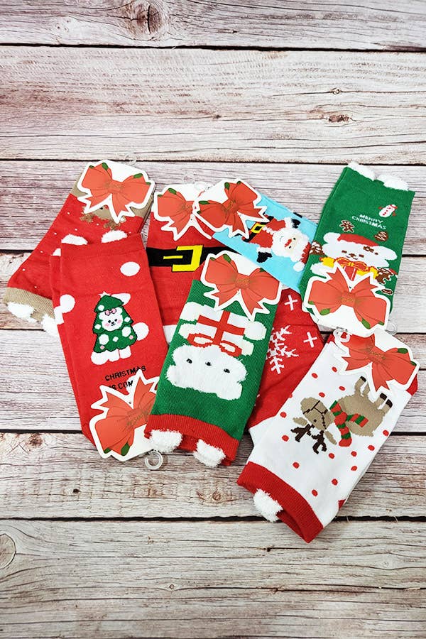 Cozy multi-color Seasonal Socks