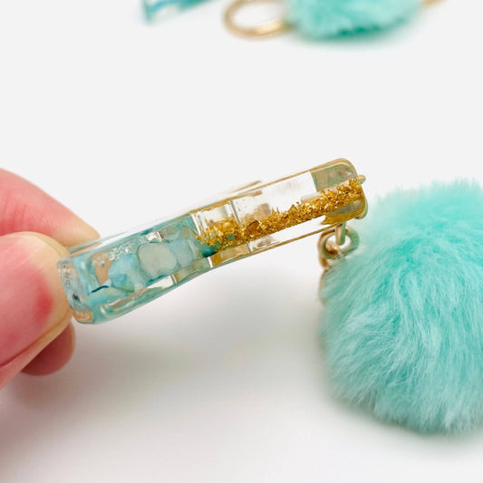 26 English Letters Green Keychain | Ornaments for Bag: E