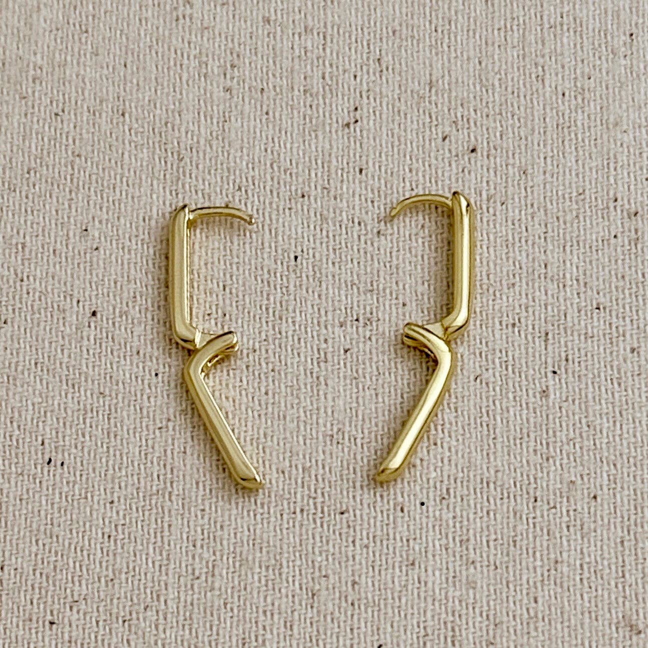 Timeless Elegance: 18k Gold Filled 10mm Hoop Earrings