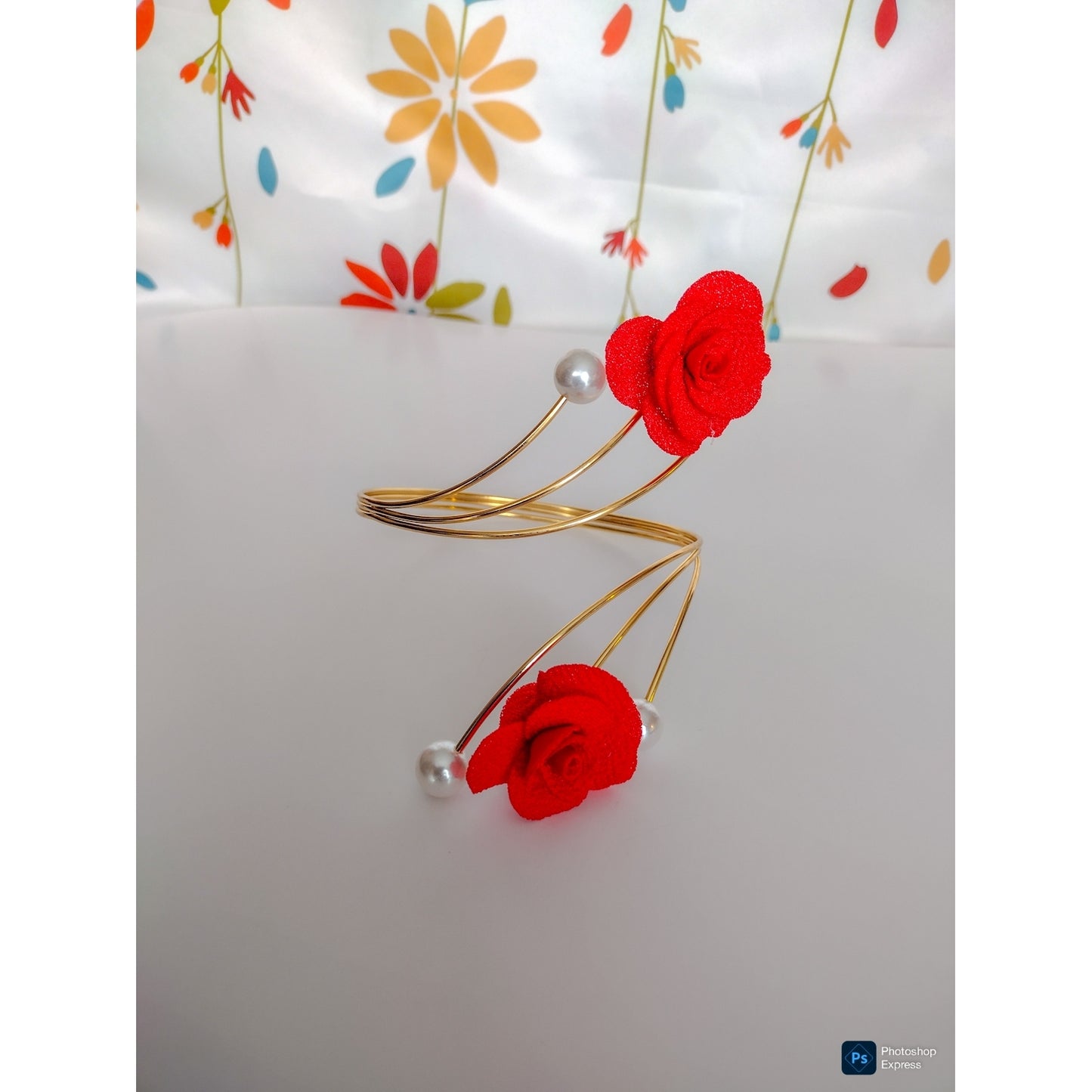 1 Pcs upper arm flower bracelet